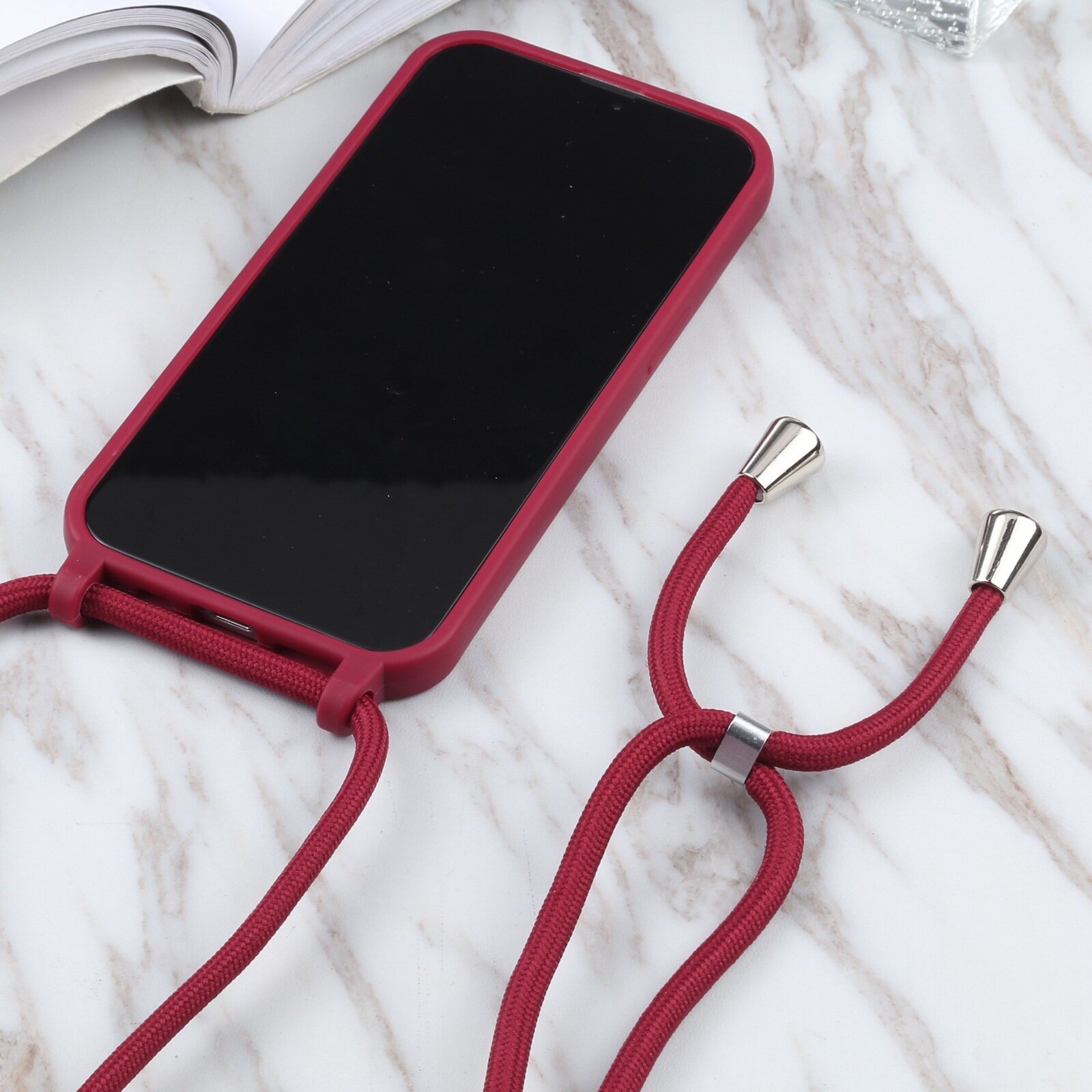 Shockproof Silicone Case For Apple iPhone 13 Pro Max mini 11 /iPhone 12 Pro Max XS MAX XR 7 8 Plus Case Lanyard Neck Strap String Phone Cover iphone Case