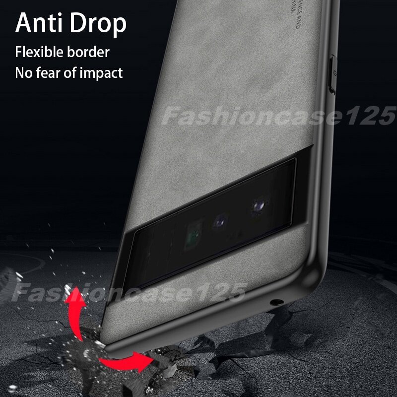 Ốp Cho Google Pixel 7 6 6A Pro Pixel7 Pixel6 Pixel6A 5G 2022 Ốp Điện Thoại Ốp Lưng Chống Sốc Da Cotton Sang Trọng Không Vân Tay Chống Rơi Nhựa TPU Mềm