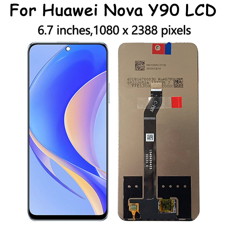 100% Mới Chính Hãng Cho Huawei Nova Y90 LCD CTR-LX2 Màn Hình Hiển Thị Frame + Bộ Số Hóa Màn Hình Cảm Ứng Thay Thế Phụ Tùng Thay Thế Sửa Chữa