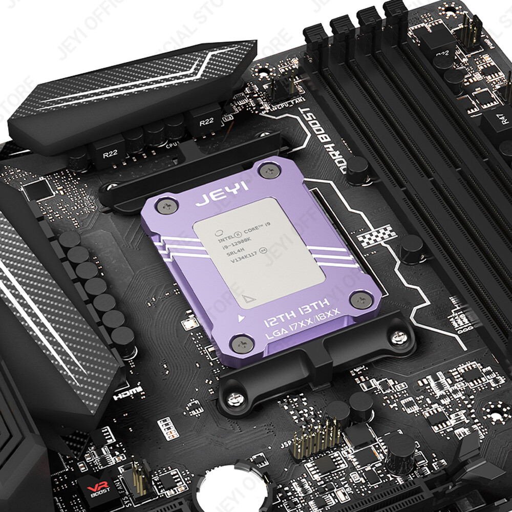 Jeyi LGA17XX-BCF Intel 12th 13th CPU uốn Correction khung CPU nhôm cố định backplane bộ làm mát CPU trên intels lga1700 nền tảng