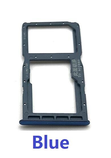Sim card chip tray for huawei p30 lite original new phone micro sd sim card slot holder adapter replace repair parts