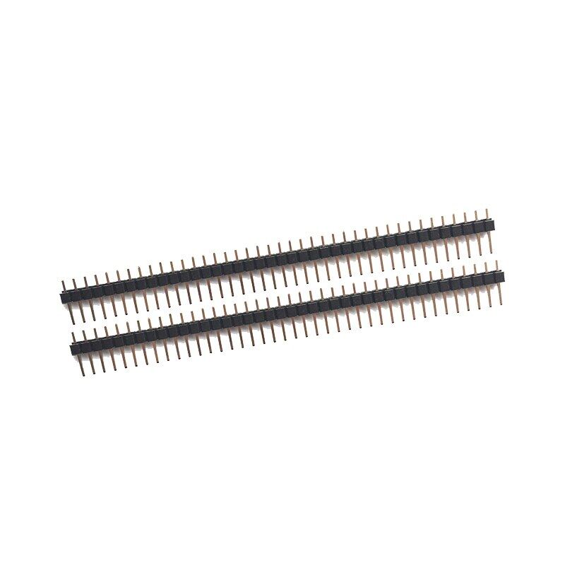 10pcs/lot hot sale 40 pin 1x40 single row male 2.54mm breakable pin header connector strip