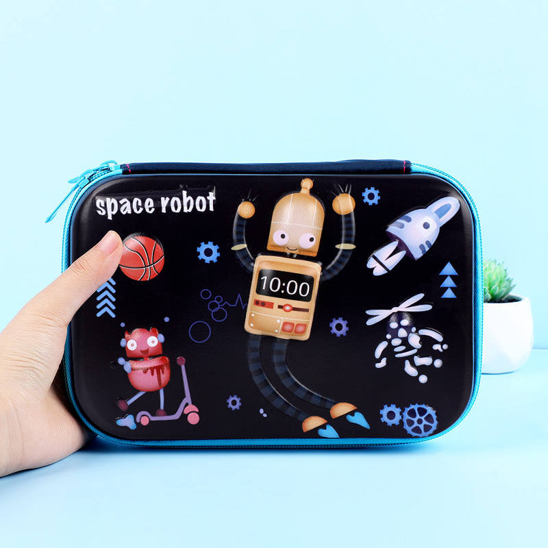 XINLANYASHE pencil case pencil bag stationery for children cartoon image EVA Stationery Case student pencil box waterproof pencil case final gift