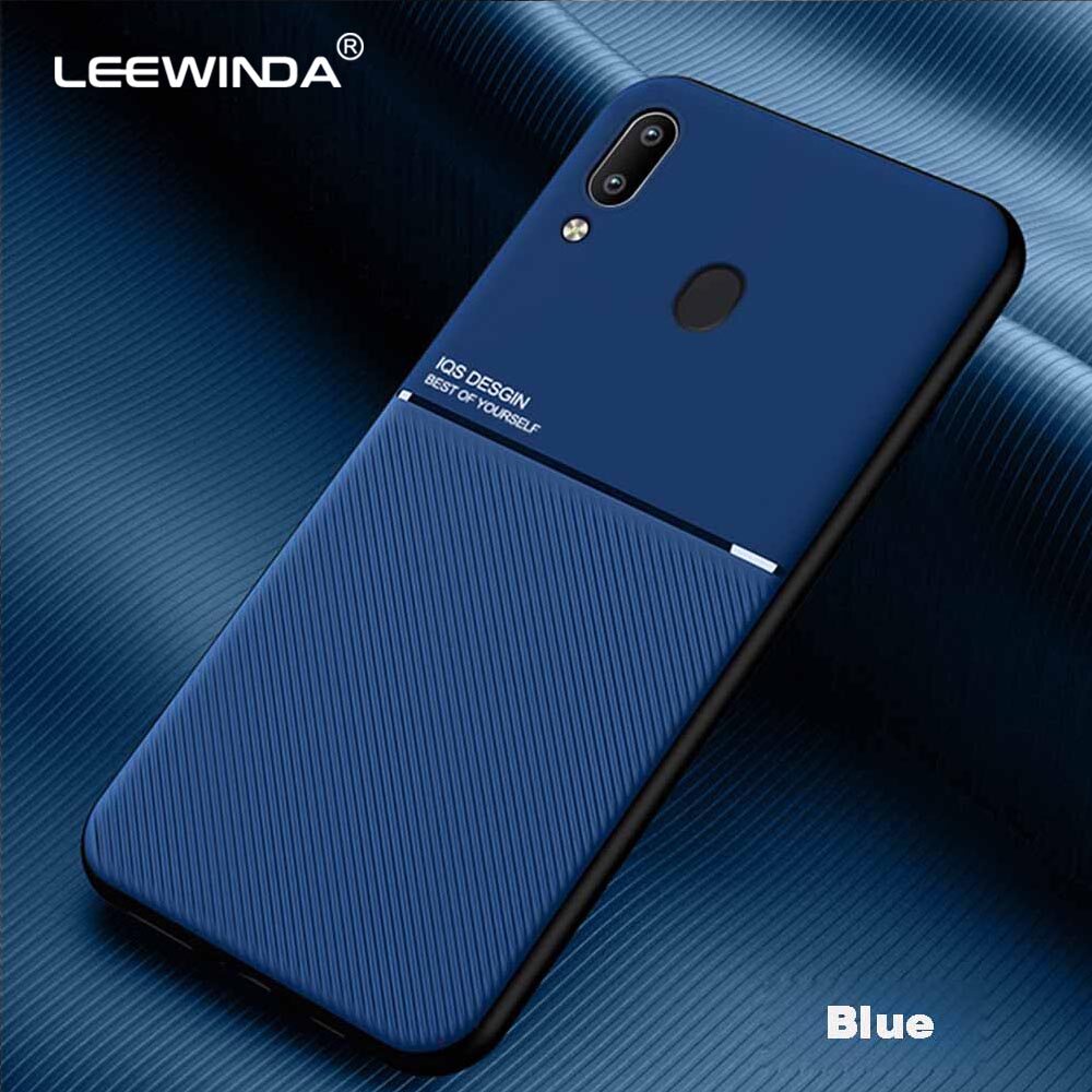 LEEWINDA For Samsung Galaxy A20 Phone Case,For Samsung Galaxy A30 Cases,Luxury Car Twill Ultra thin Shockproof Soft Back Cover