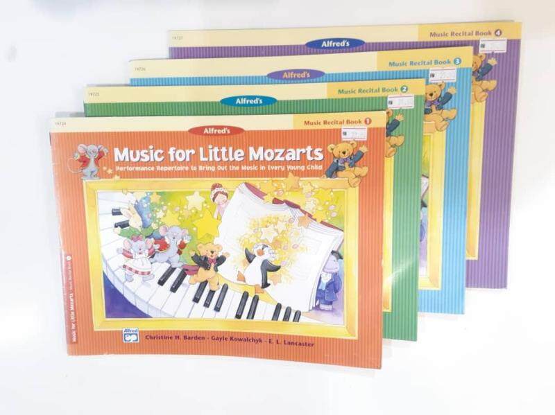 Music for Little Mozarts: Music Recital Book 1 - 4 (FREE COLOURING BOOK BK1-4) Malaysia