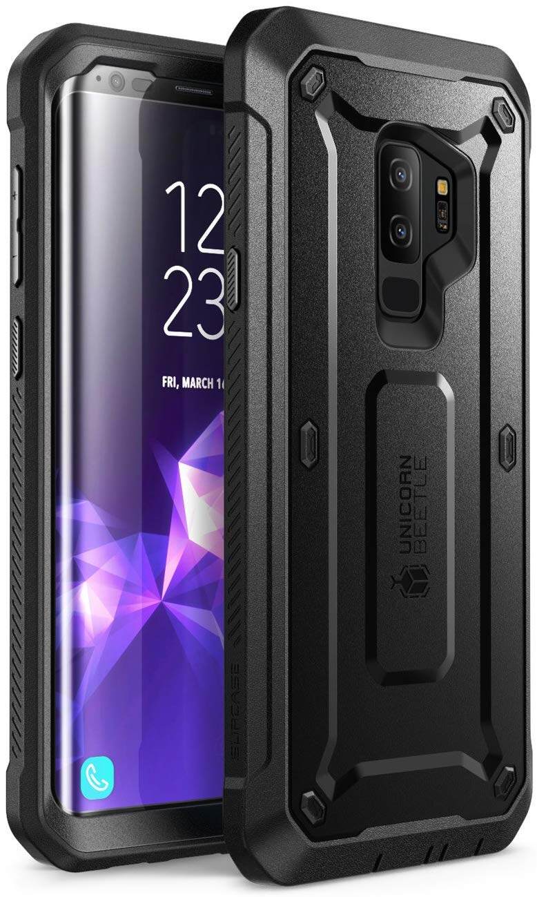Ốp Lưng Supcase UB Pro Cho Samsung Galaxy S7/S8/S9/S7 S8active/S8 Plus/S9 Plus/S10 E Miếng Bảo Vệ Màn Hình Tích Hợp Ốp Lưng Toàn Thân (Đen)