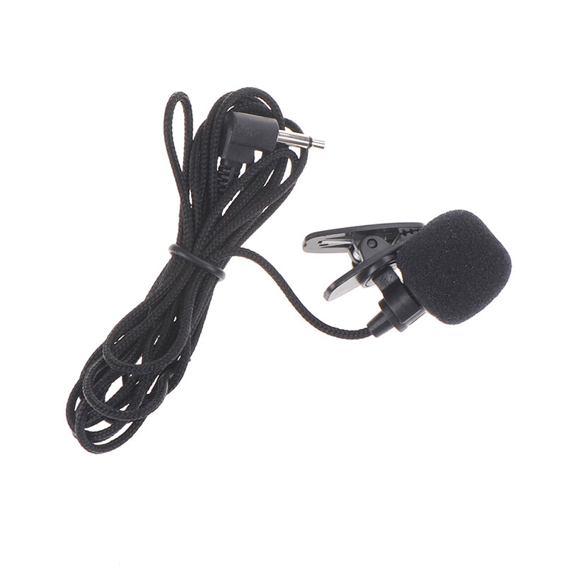 Mini Mic Microphone Case for SmartPhone Recording PC Clipon Lapel