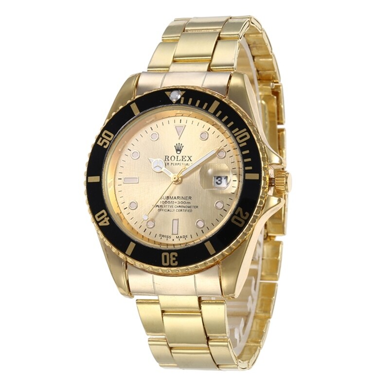 【In Stock】Fashion Waterproof Mens Quartz Steel Band Watch Watch Accessories Date Male Sports Clock For Daily Malaysia