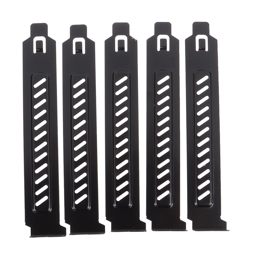 New 5 Pieces PCI Slot Cover / PCI Slot Dust Cover Filter Blanking Board Cooling Fan Dust Filter Ventilation PC Computer Case