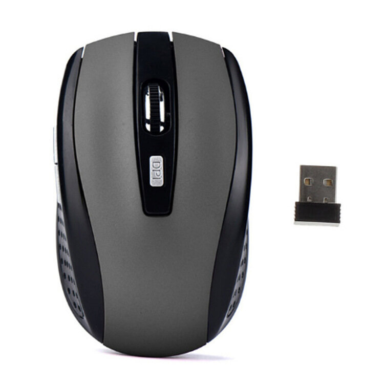 Kebidumei 2.4G Wireless Mouse 2.4Ghz Gaming Mouse 6D Optical Wireless Mouse Rechargeable Slim Mini Noiseless Mice DPI1600 for PC Laptop