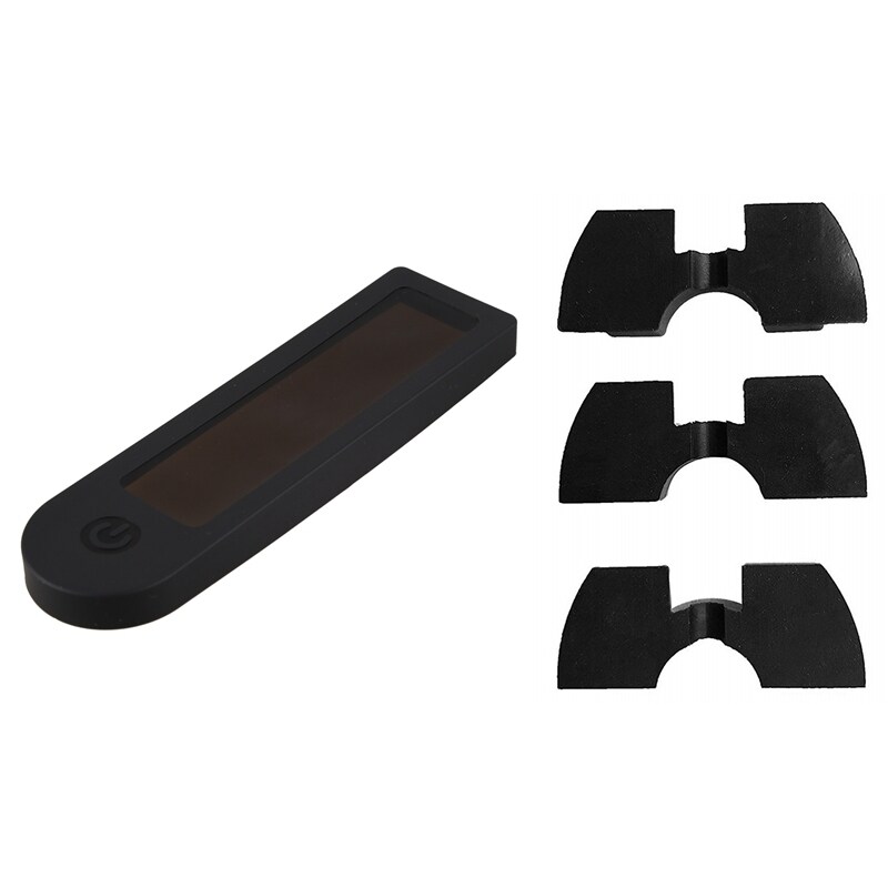 Giá bán 4 Pcs for Xiaomi Mijia M365 Electric Scooter :1 Pcs Panel Dashboard Circuit Board Silicone Cover Case & 3 Pcs Front Fork Vibration Shake Avoid Damping Rubber Pad Folding Cushion