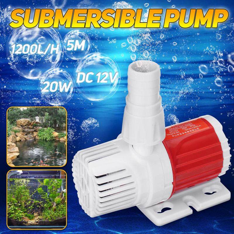 12V 20W Thu Nhỏ DC Không Chổi Than Máy Bơm Chìm Máy Tính Máy Bơm Làm Mát Bằng Nước Bể Cá Rockery Mục Đích Đặc Biệt 9yue