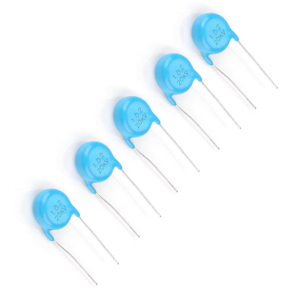 5pcs 20KV 1000PF High Voltage 1000PF Capacitor Ceramic Disc Capacitors HV Set
