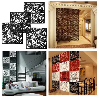 4pcs Modern Hanging Screen Partition Room Divider Panel Room