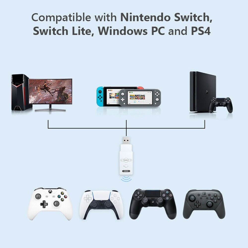 Bộ Chuyển Đổi Coov Ds50 Cho Bộ Điều Khiển PS5/PS4/Xbox One S/NS Pro Thích Hợp Để Chơi Game Trên Máy Chơi Game PS3/Switch/Oled/Lite/PC