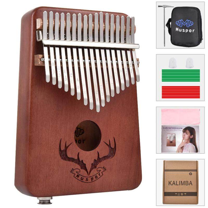 17 Keys Eq Gecko Kalimba Mahogany Thumb Single Board Piano Calimba Professional Finger Piano With Electric Pickup Tuner Hammer Malaysia