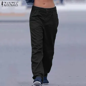 wide leg cargo trousers