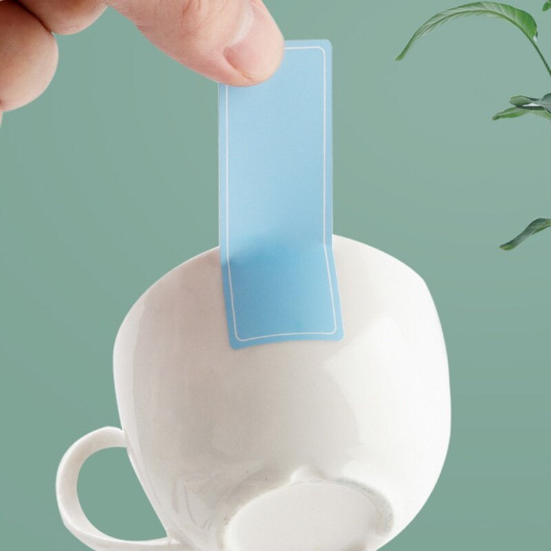 10 Tờ Nhãn Dán Không Thấm Nước Màu Trơn Nhãn Dán Chỉ Mục Phân Loại Có Thể Xé Được