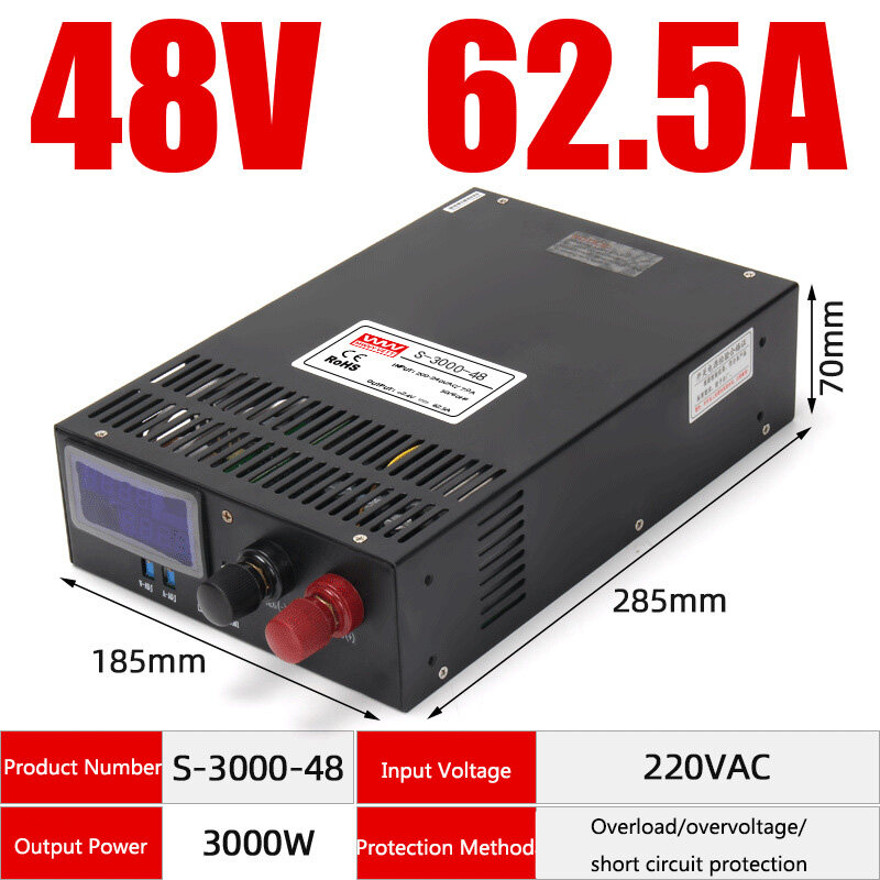 Switching Power Supply 24V High Power 1000W12V AC to DC Monitoring
