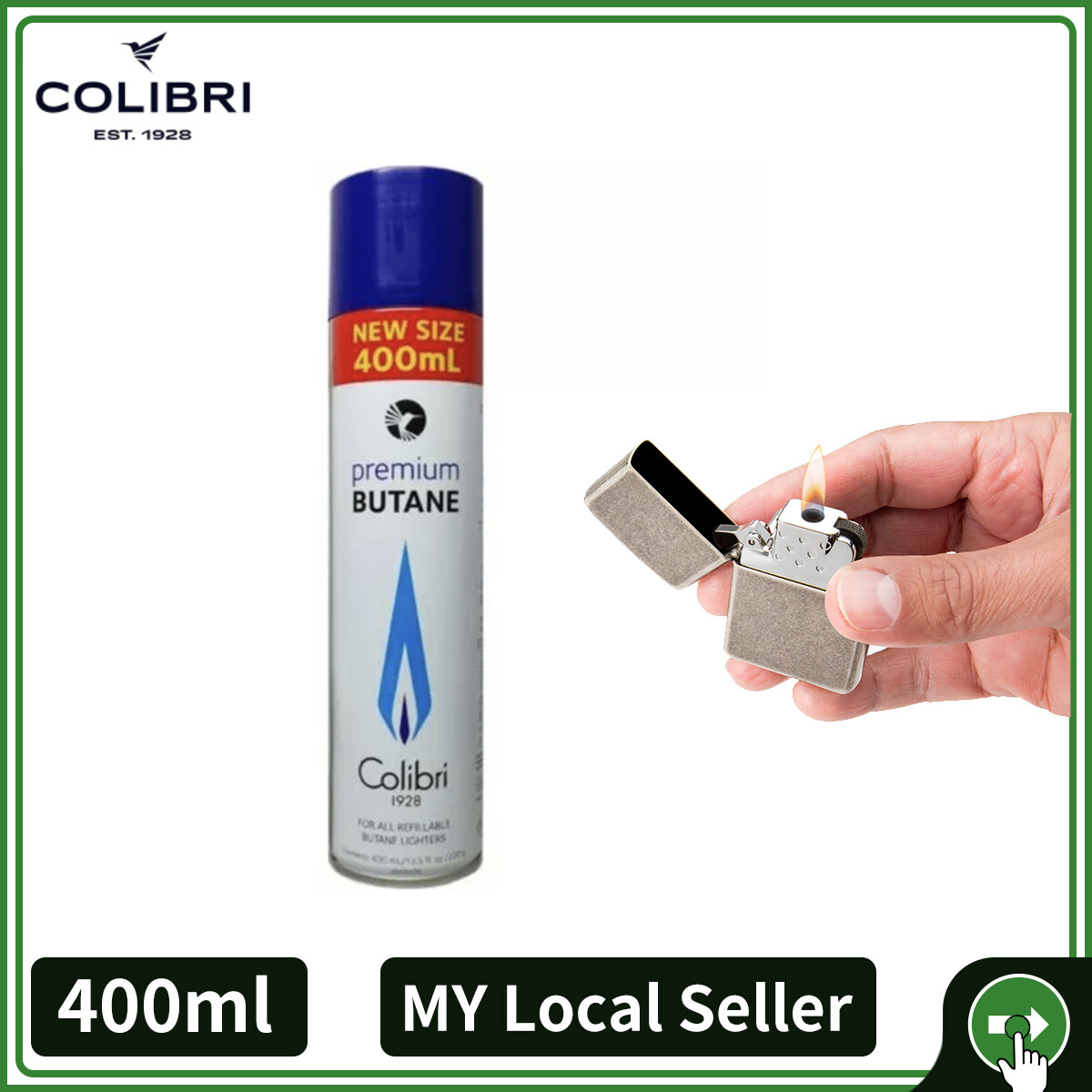 Premium Butane Gas Refill For Zippo Butane Lighter Insert Resin