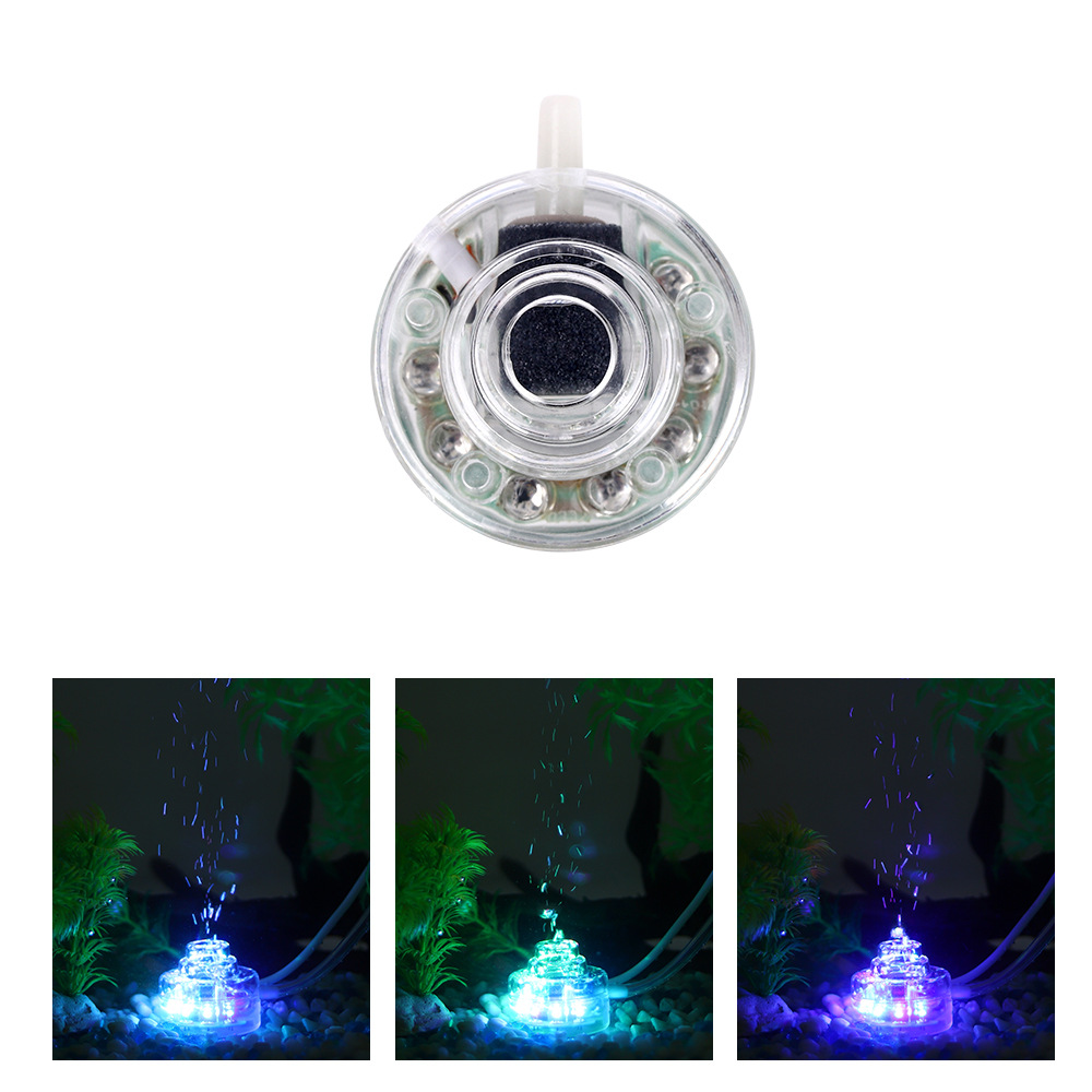 [HATELI] Đèn Bong Bóng Bể Cá Mini Đèn Bong Bóng Lặn Led Đèn Bể Cá Đồ Trang Trí Trang Trí Đèn Bể Cá Đổi Màu Nhiều Màu