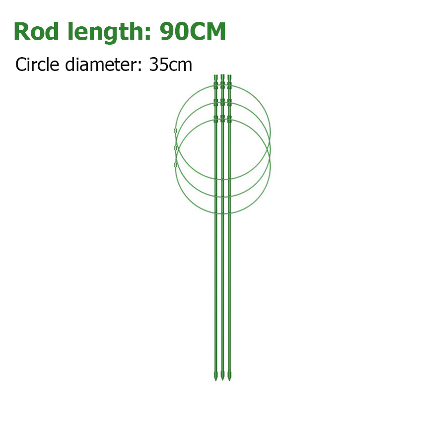 75/90/150cm Ivy Cage Garden Trellis Flower Stand Ring Vine Cage Tomato Rack Tomato Durable Creative Climbing Support