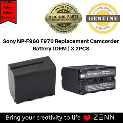 Sony NP-F960 F970 Replacement Camcorder Battery (OEM ) x2pcs