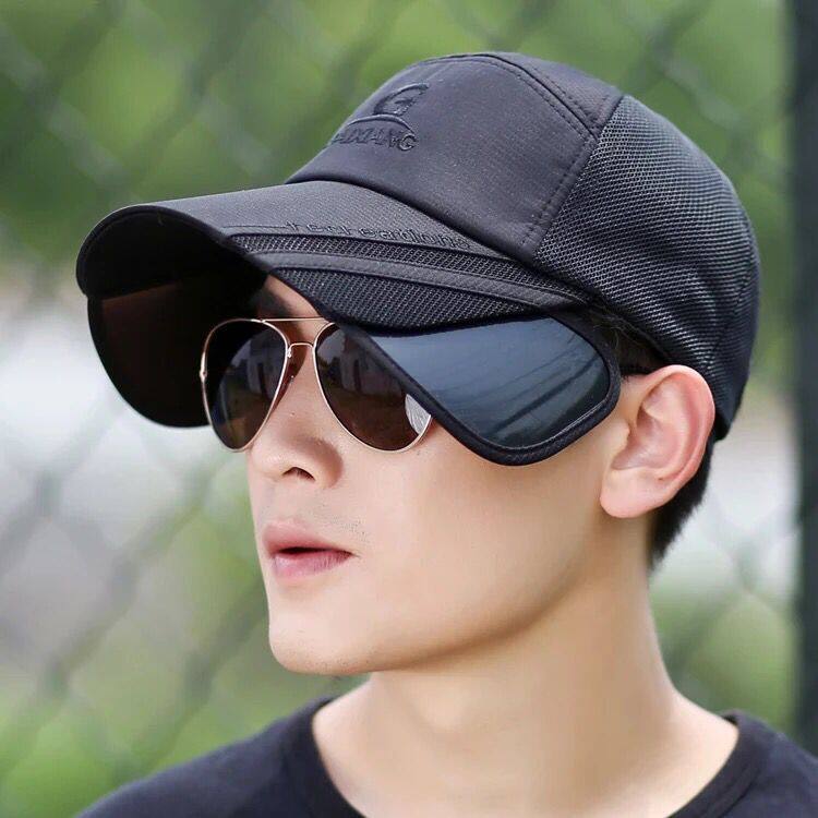 baseball hat with sun flap