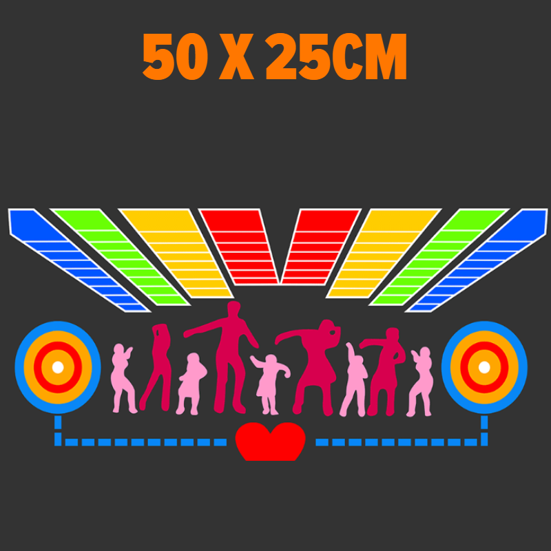 Automobile LED Equalizer Car Interiror Atmosphere Music Rhythm EL Sheet