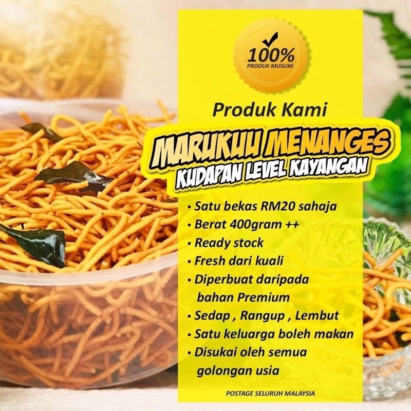 【SPOT HOT SALE】 New 2021 🔥 Marukuu Menanges 🔥 Malaysia