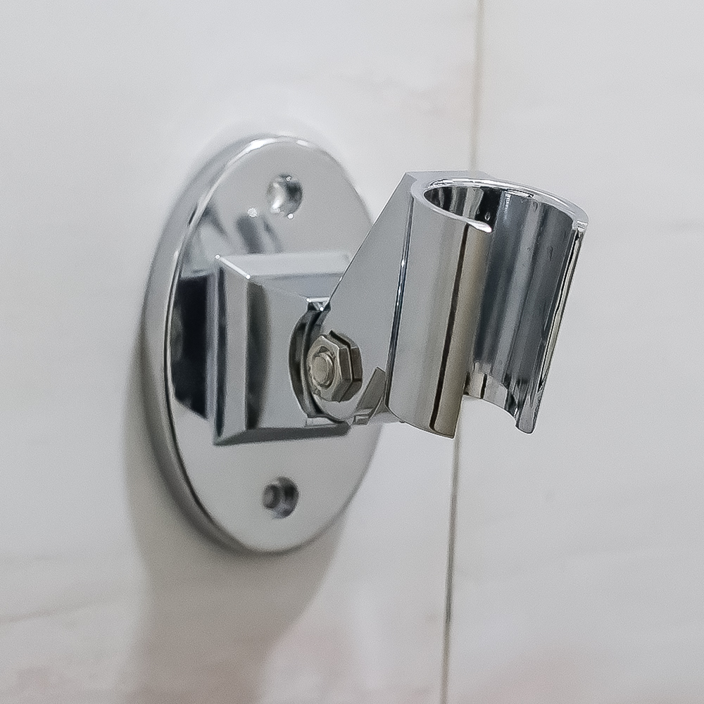 Adjustable Shower Head Bracket Base Bathroom Universal Wall Mounted Shower Head Holder Handheld Sprayer Fixed Base Support