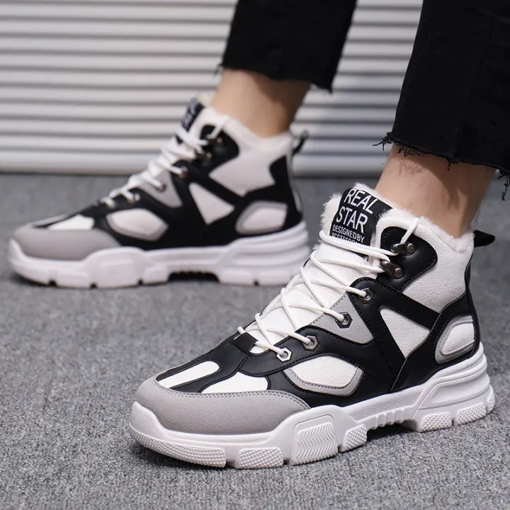 black high top shoes