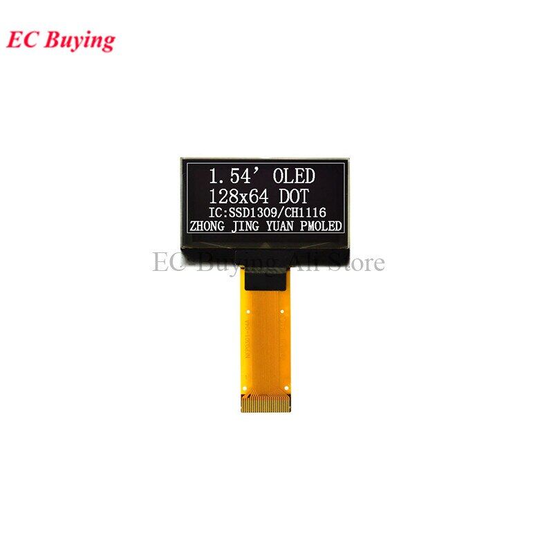 1.54 Inch Màn Hình OLED Module 1.54 "12864 Màn Hình LCD LED Hiển Thị Module 128*64 SSD1309 SPI/IIC I2C Giao Diện Cho Arduino 4Pin 7Pin