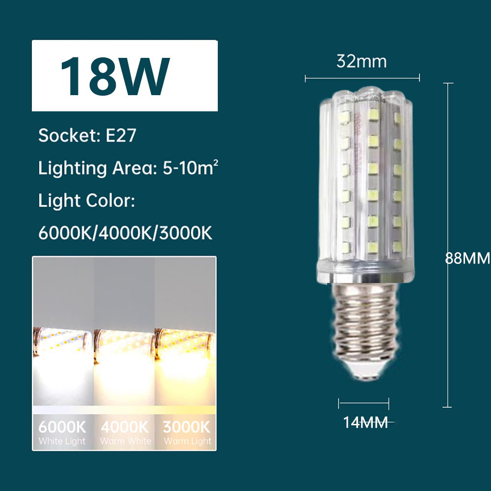 High Bright Led Bulb E14 E27 Corn Lamp 220v Highlight Led Light Bedroom Living Room Decorative Lighting Bulb Light source Replace