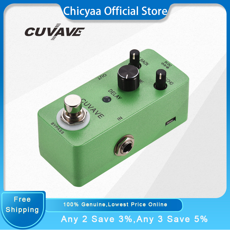 CUVAVE DELAY Analog Classic Delay Echo Guitar Effect Pedal Zinc Alloy Shell True Bypass Malaysia