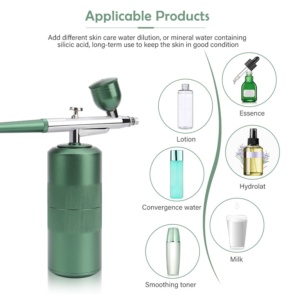 Multi-Purpose Cordless Mini Airbrush Set Spray Pump Air Compressor Portable Water Oxygen Injector Set Art Painting Spray Model