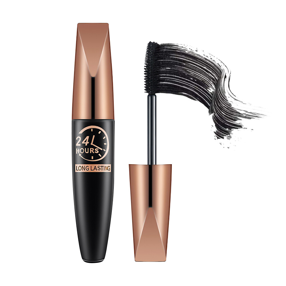 1Pcs 8D Silk Fiber Lash Mascara Waterproof Mascara for Eyelash Extension Black Thick Eye Lashes Curler Cosmetic