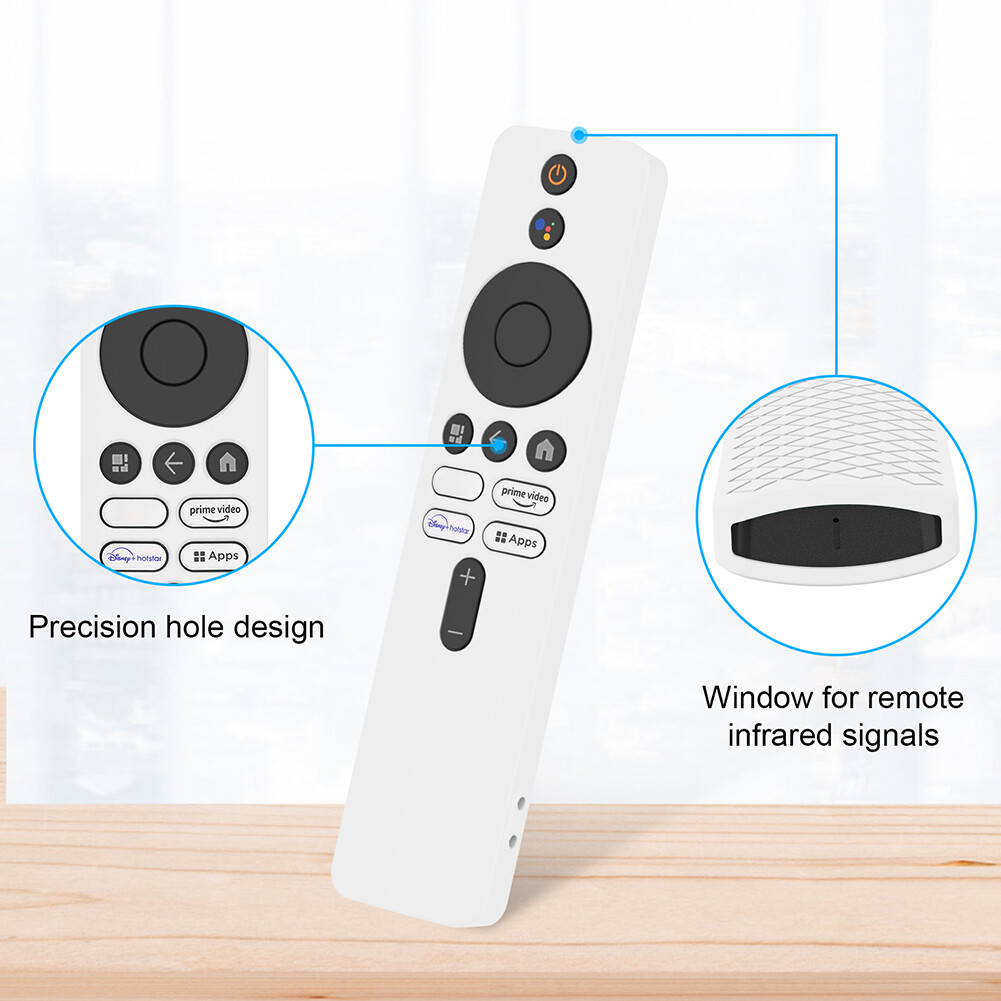 Drop-Proof Shell with Lanyard Remote Control Cover Protector Shockproof Anti-Slip Accessories for Xiaomi 4K TV MiBoX 2nd Gen