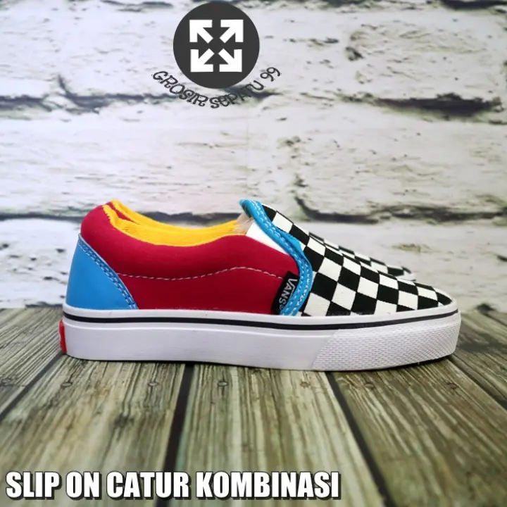 vans slip on chess