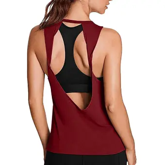 open back yoga tank