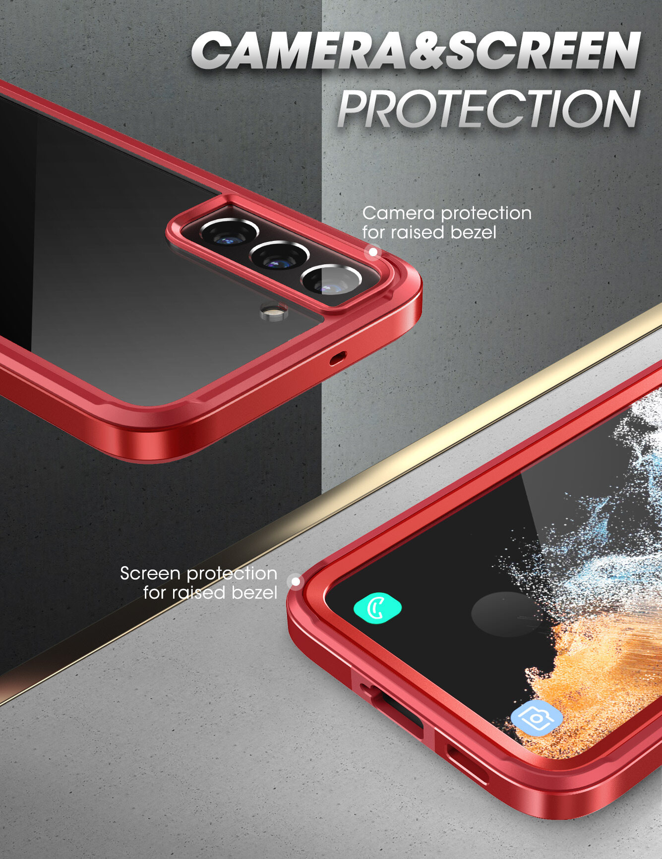 SUPCASE Ốp Cho Samsung Galaxy S22 Plus Ốp Lưng Trong Suốt Khung Mỏng UB Edge Pro Phát Hành 2022 Với Bảo Vệ Màn Hình Tích Hợp