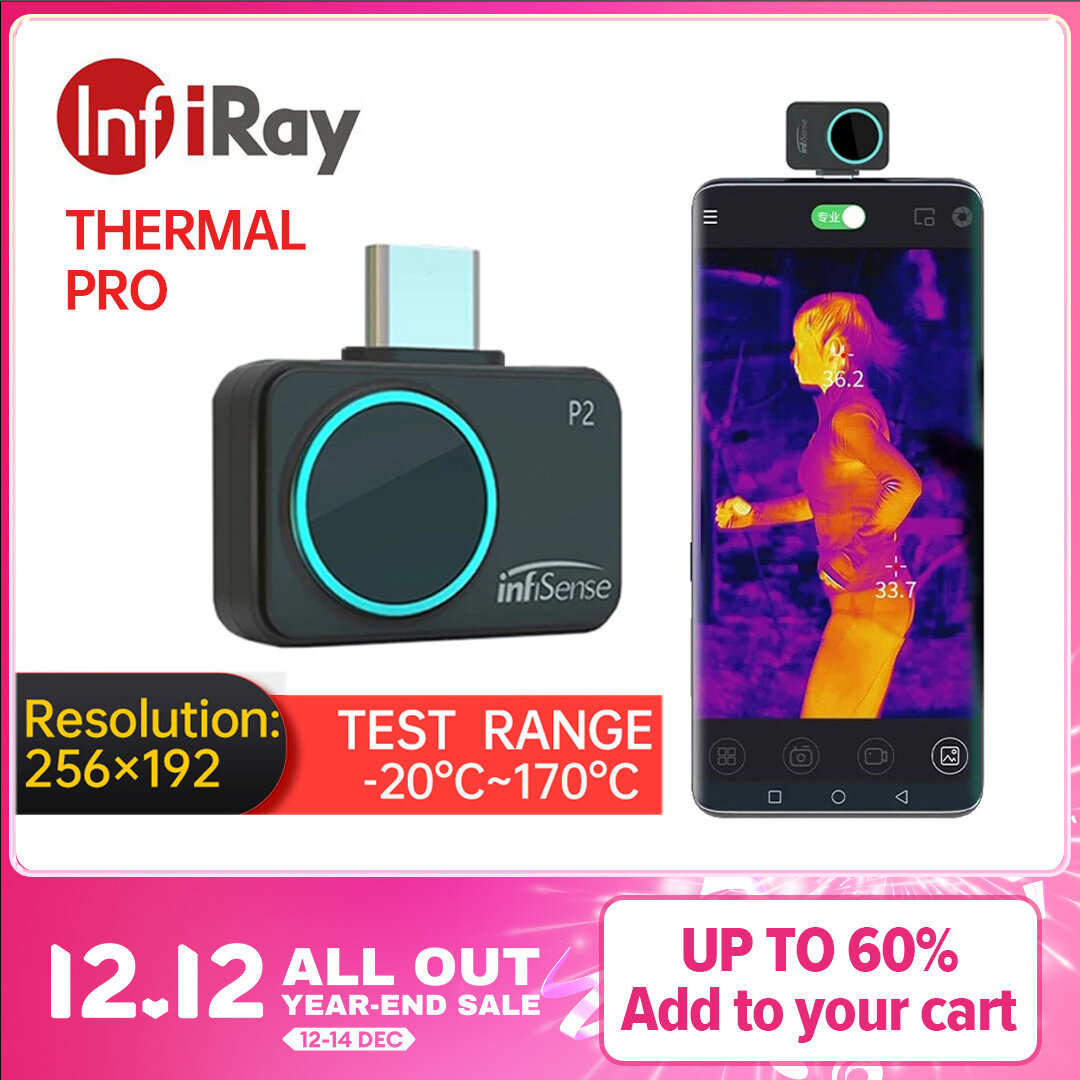 InfiRay Official Night Vision Go P2 Thermal Camera Imager Infrared