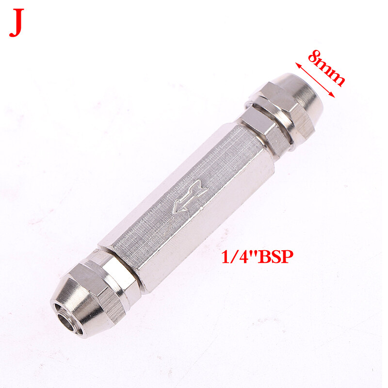 Kupanny Pneumatic Check Valve OD Hose One Way Valve Air Compressor Pipe