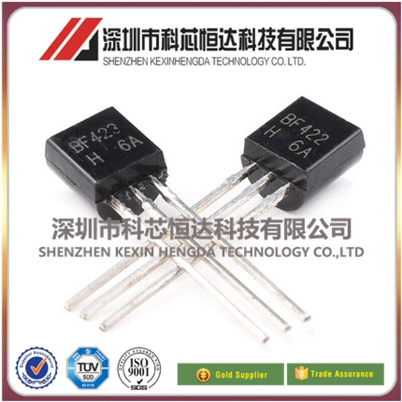 10pcs bf422 f422 bf423 f423 to-92 npn pnp transistor direct-plug triode brand new original