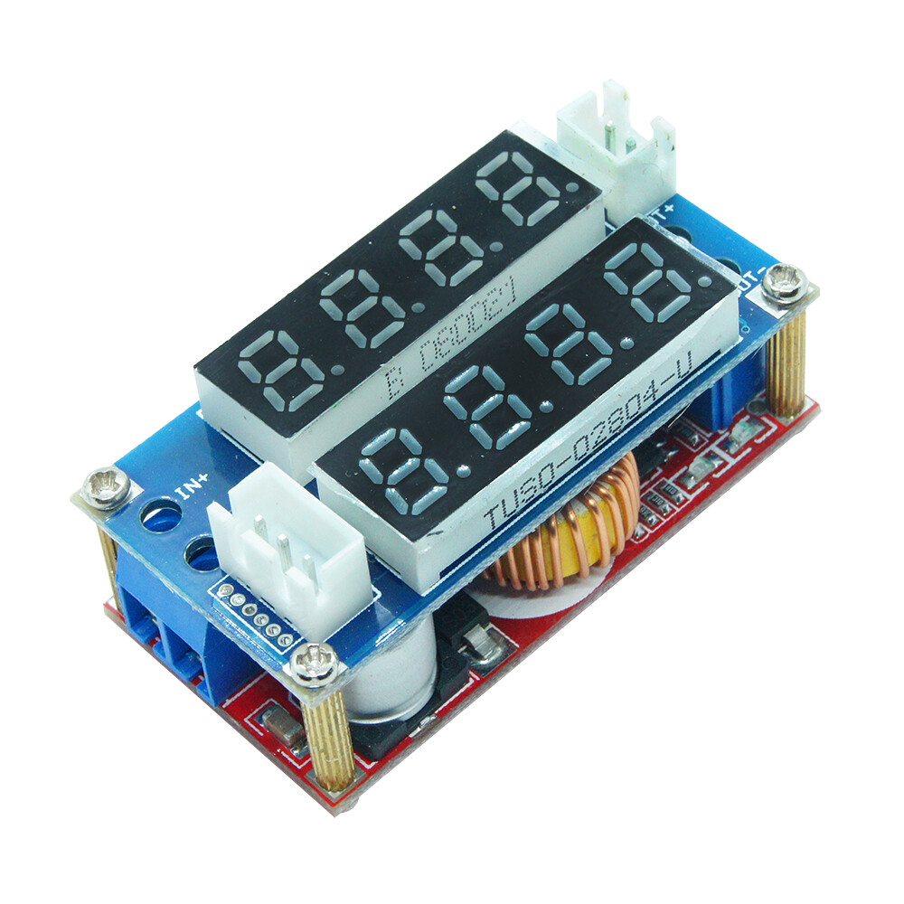 XL4015 5A Điều Chỉnh CC/CV Bước Xuống Sạc Mô-đun Bảng Điều Khiển LED Vôn Kế Ampe Kế