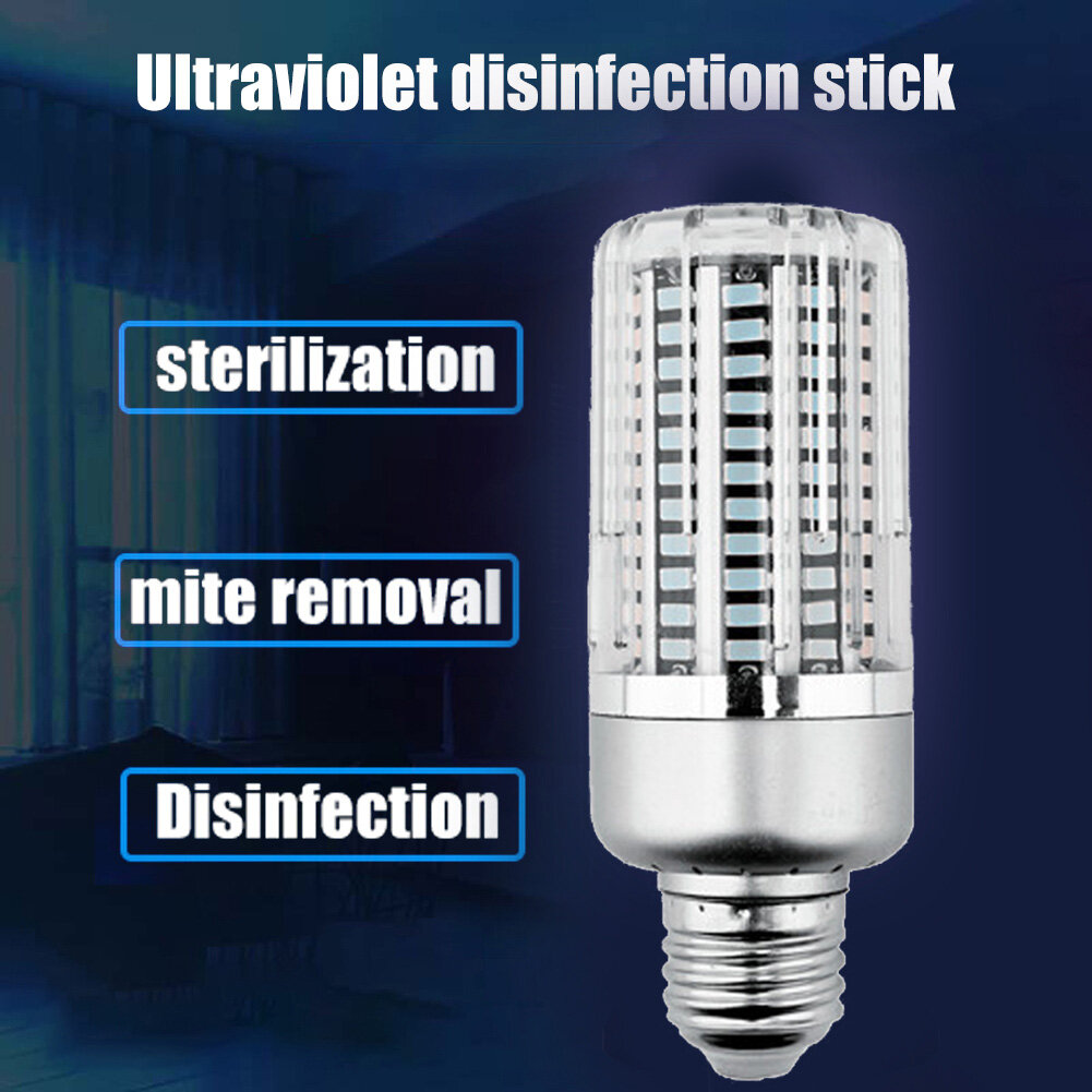 E27 40W 130 LED UV Germicidal Lamp Kill Dust Sterilize Disinfection Light