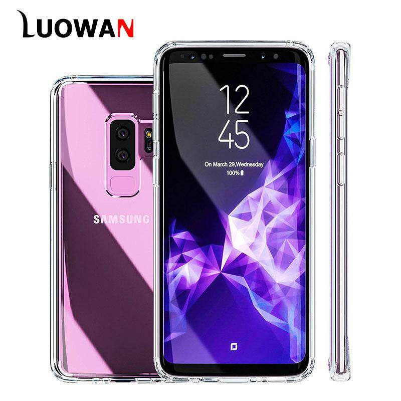 LUOWAN for Samsung Galaxy S9 Plus TPU Case Soft Slim Anti Slip Case Back Protector Cover Shockproof for Samsung Galaxy S9 Plus-Clear