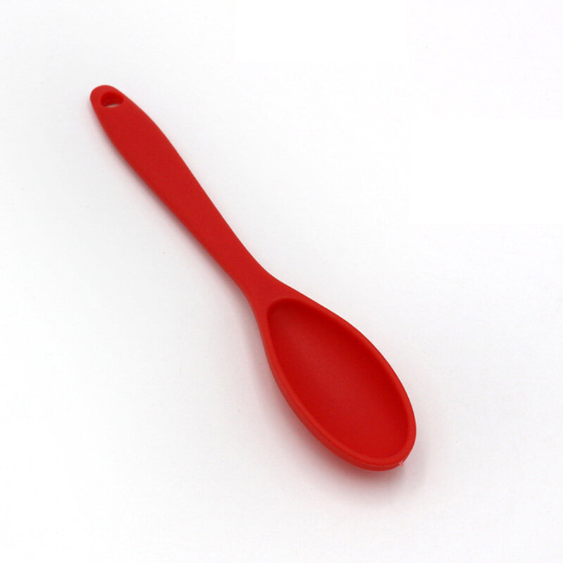Houseeker 3Pcs High Temperature Resistance Silicone Spatula Baking Rubber Scraper Brush Baking Tools