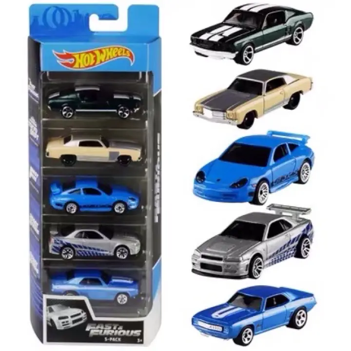 hot wheels fast and furious five pack