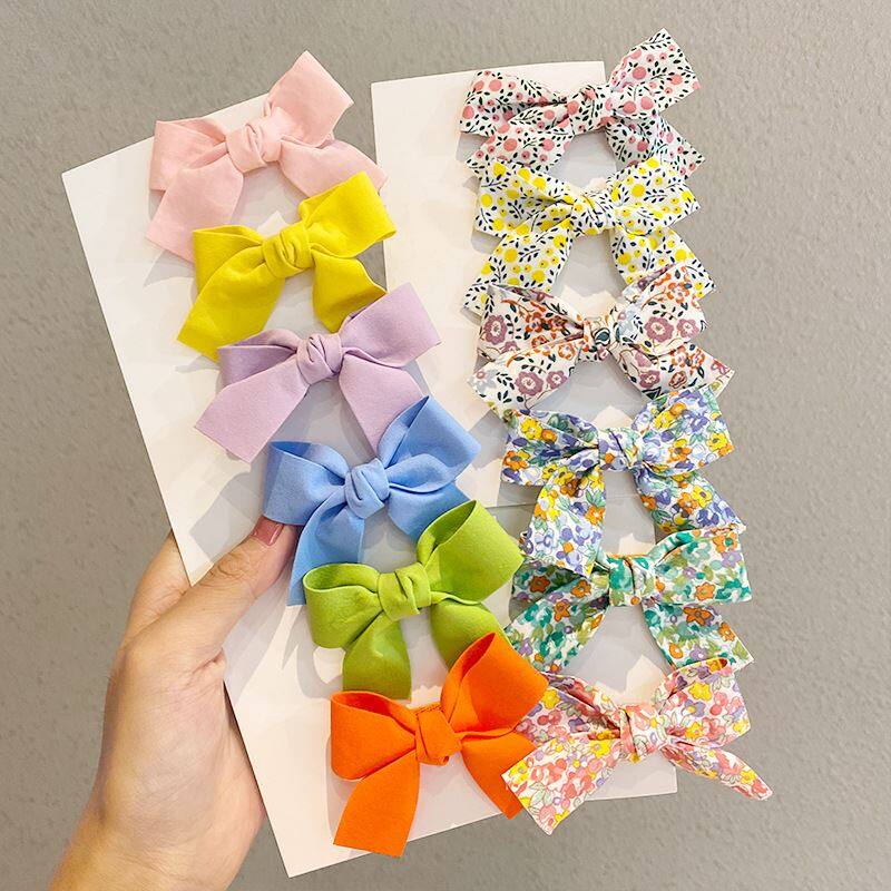 Bộ Kẹp Tóc Hoa Hoa Kẹp Tóc Dễ Thương Cho Trẻ Em